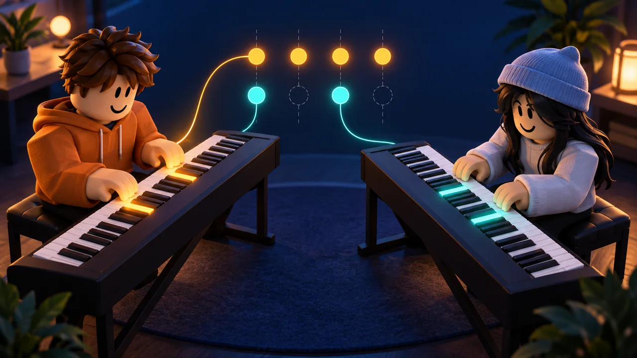 How to Split Roblox Piano Sheets for Two Players